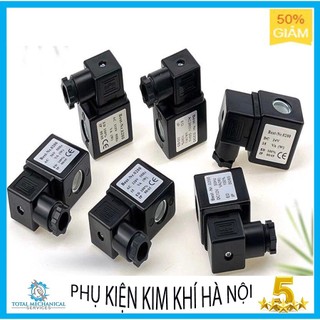 Cuộn coil 220v- 24v -12v - 380v cho van điện từ trục 13mm
