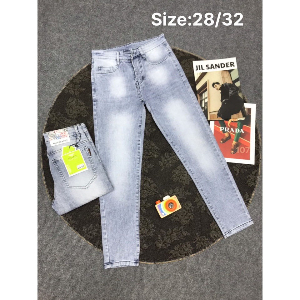 quần jean nam body chất cotton jean cao cấp dưới 85kg