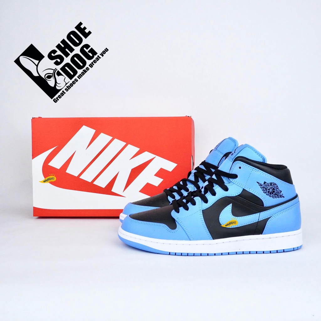 Giày Nike Jordan 1 Mid "University Blue''