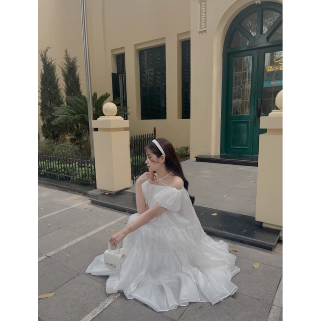 Váy Maxi Hồng Trễ Vai Dáng Dài Siêu Xinh COBIE DRESS - GOÛT DE JUN