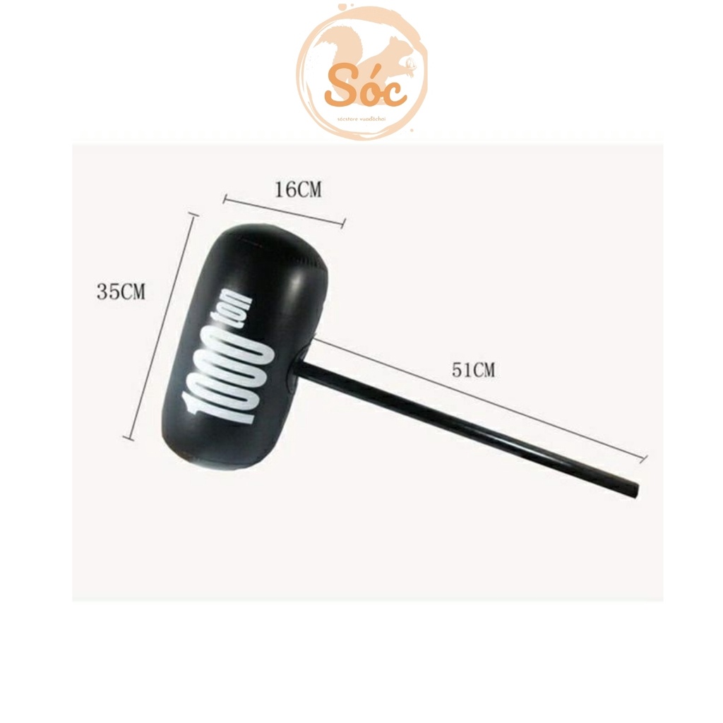 Búa đồ chơi 1000 tấn đồ chơi búa bơm hơi 1000 tấn, đồ chơi thư giãn cho bé, đồ chơi xả stress búa hơi - socstore.36