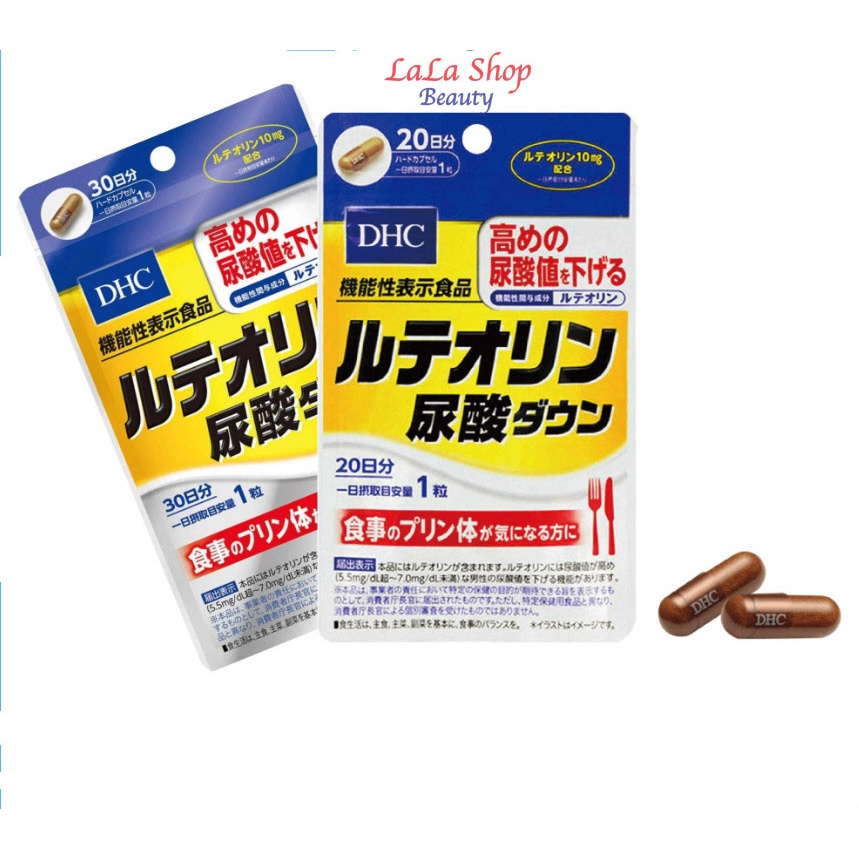 Viên Uống Giảm Chỉ Số Acid Uric DHC Luteoin Uric Acid Down