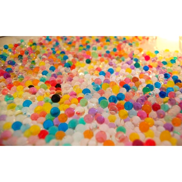 Gói 250Gram hạt nở nhiều màu Bộ 20000 hạt trang trí,trồng cây,ngâm nước chơi