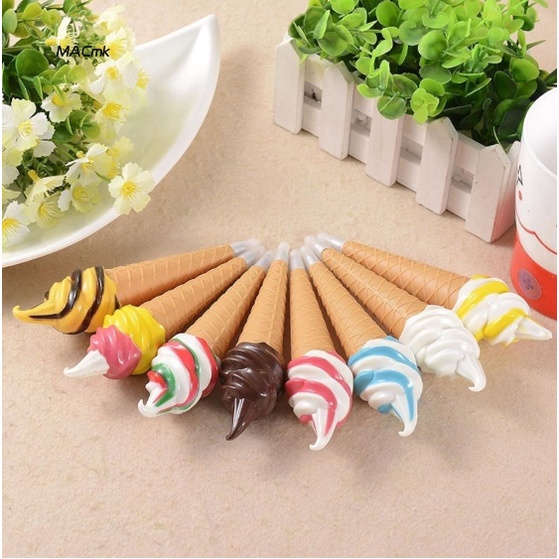 Bút nước kem ốc quế_ bút cute dễ thương _ bút văn phòng phẩm _đồ dùng học sinh giá rẻ