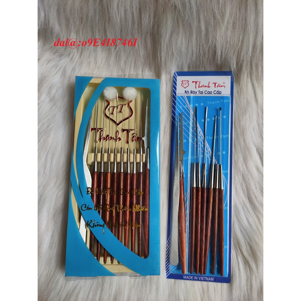 Ráy tai THANH TÂM cán gỗ