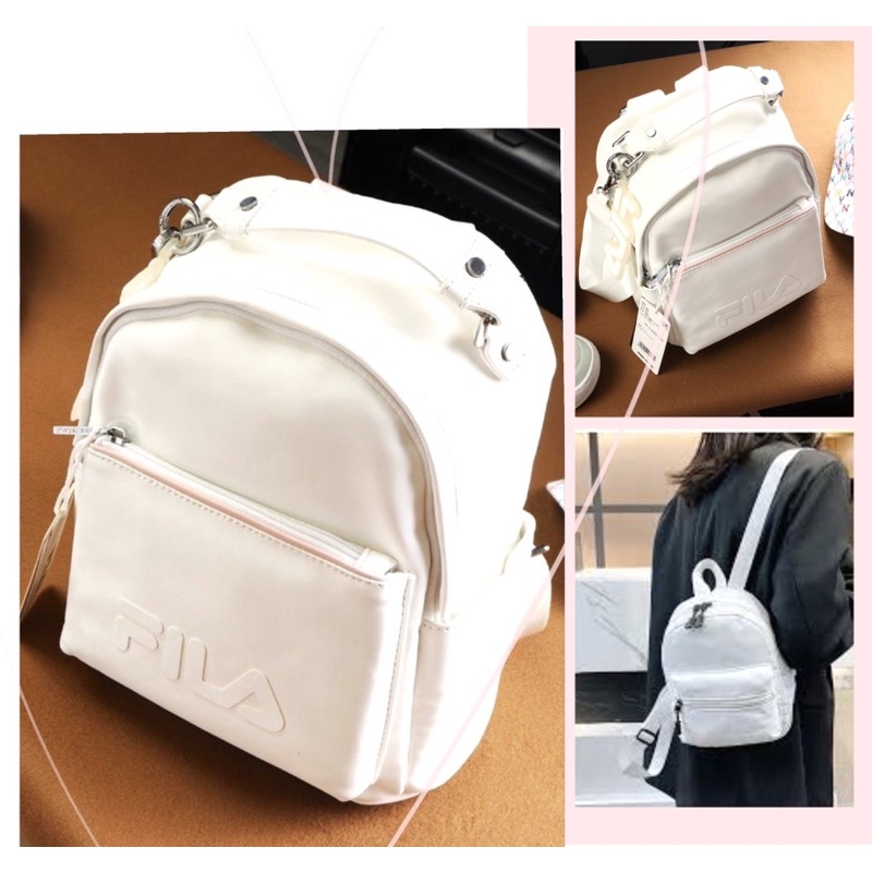 [CHÍNH HÃNG] - Balô mini siêu [HOTTREND] Filia mini backpack-[BALO MINI XUẤT XỊN]-trắng sang chảnh