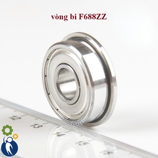 Vòng bi mặt bích lỗ trục 8mm kích thước 8x16x5 mã vòng bi f688zz