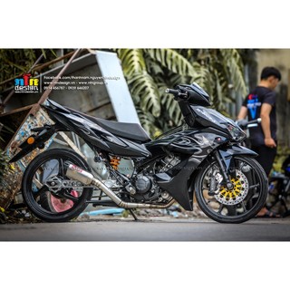 Tem Winner X mẫu tem lửa (Đen)