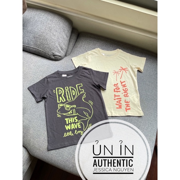 Set 2 áo lefties Spain size 18-24m đến 3-4y