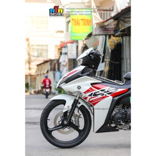 Tem Exciter 155 mẫu RC 2023 (Trắng đỏ)