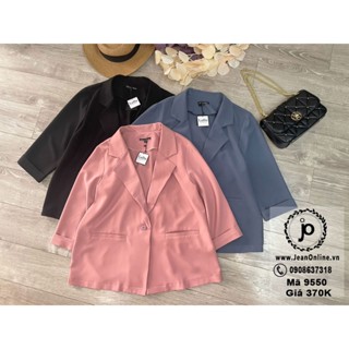 Áo khoác blazer big size (MS 9550) thời trang vest ngoại cỡ 60kg đến 90kg