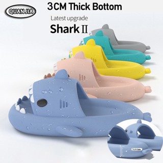 Dép đi trong nhà / ngoài trời Dép cá mập  đáng yêu chống trượt 2024 mới dành cho nam và nữ QUAN JIA