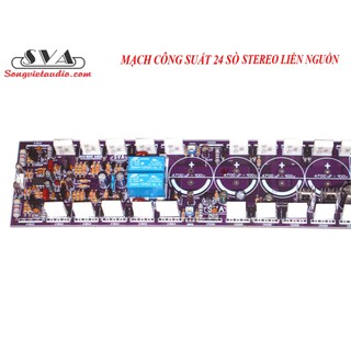 MẠCH CÔNG SUẤT 24 SÒ LIỀN NGUỒN 2 KÊNH