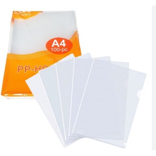 Bìa lá nhựa a4 plus, file bìa góc a4 plus 0.15mm 210x300mm - 1 cái
