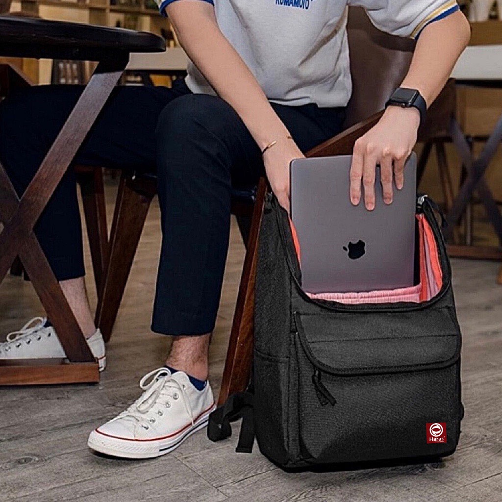 Balo Đi Học Flamingo Trượt Nước Cao Cấp Thời Trang Vải Poly Đựng Laptop Đi Chơi Du Lịch Nam Nữ HARAS HR332