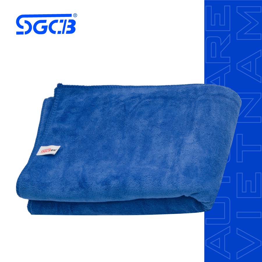 Khăn Lau Vệ Sinh Xe Ô Tô và Mô Tô Microfiber SGCB 400G Xanh SGGD010