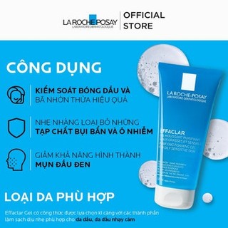Sữa rửa mặt Laroche posay 50ml