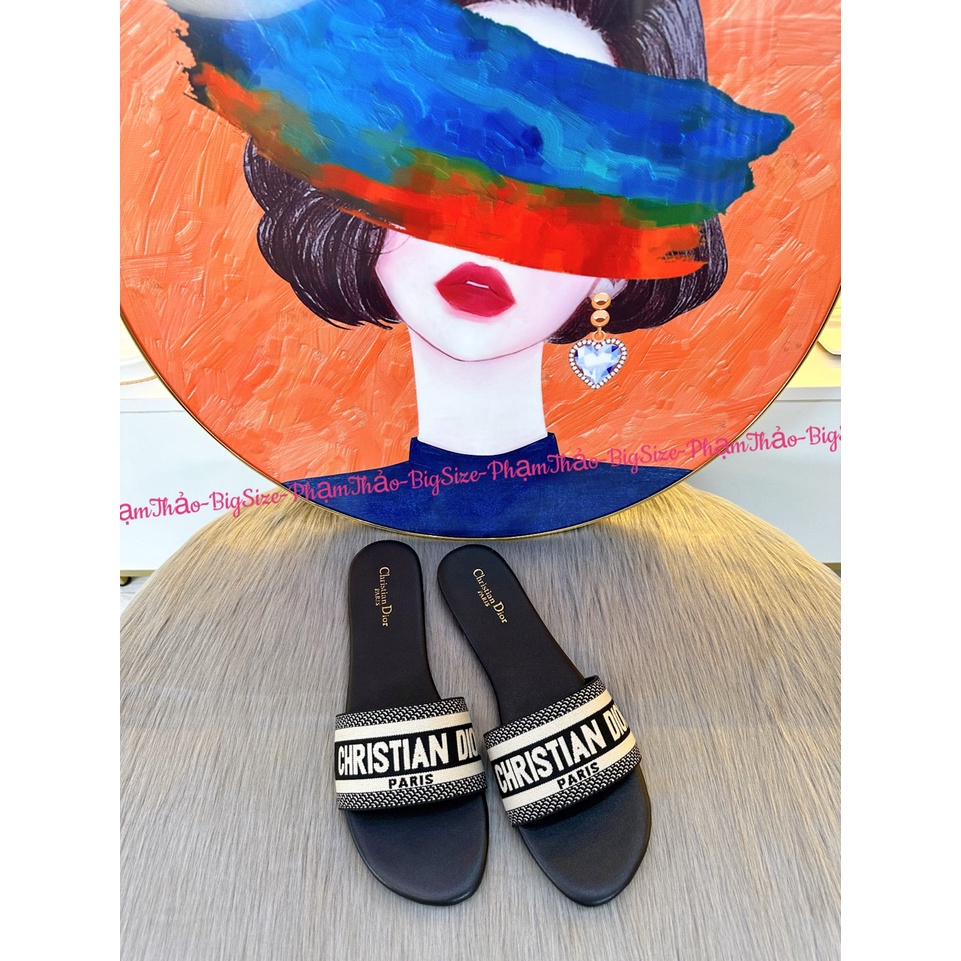 Dép Lê BigSize 40-44 Hót Trend D-i-o Đế Chống Trượt