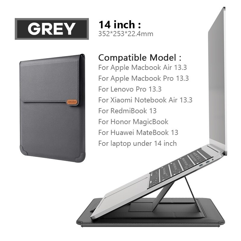 Túi Chống Sốc Nillkin Versatile Laptop Sleeve Cho Macbook 13-16 Inch / Túi Laptop Da Cao Cấp - Chính Hãng Nillkin