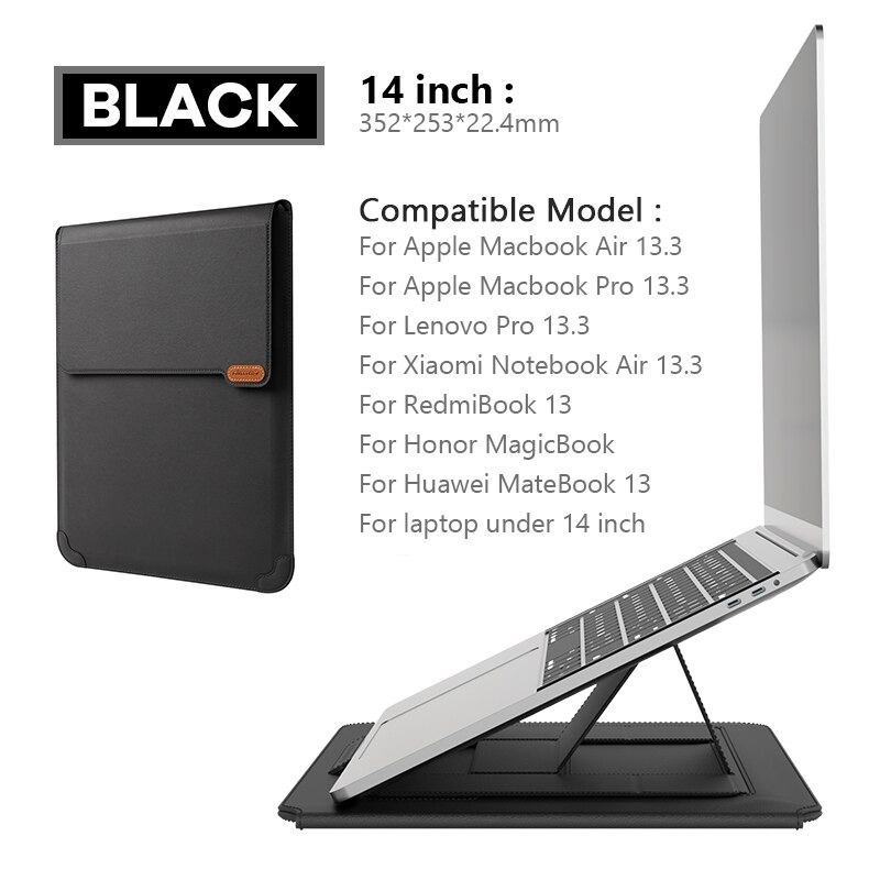 Túi Chống Sốc Nillkin Versatile Laptop Sleeve Cho Macbook 13-16 Inch / Túi Laptop Da Cao Cấp - Chính Hãng Nillkin