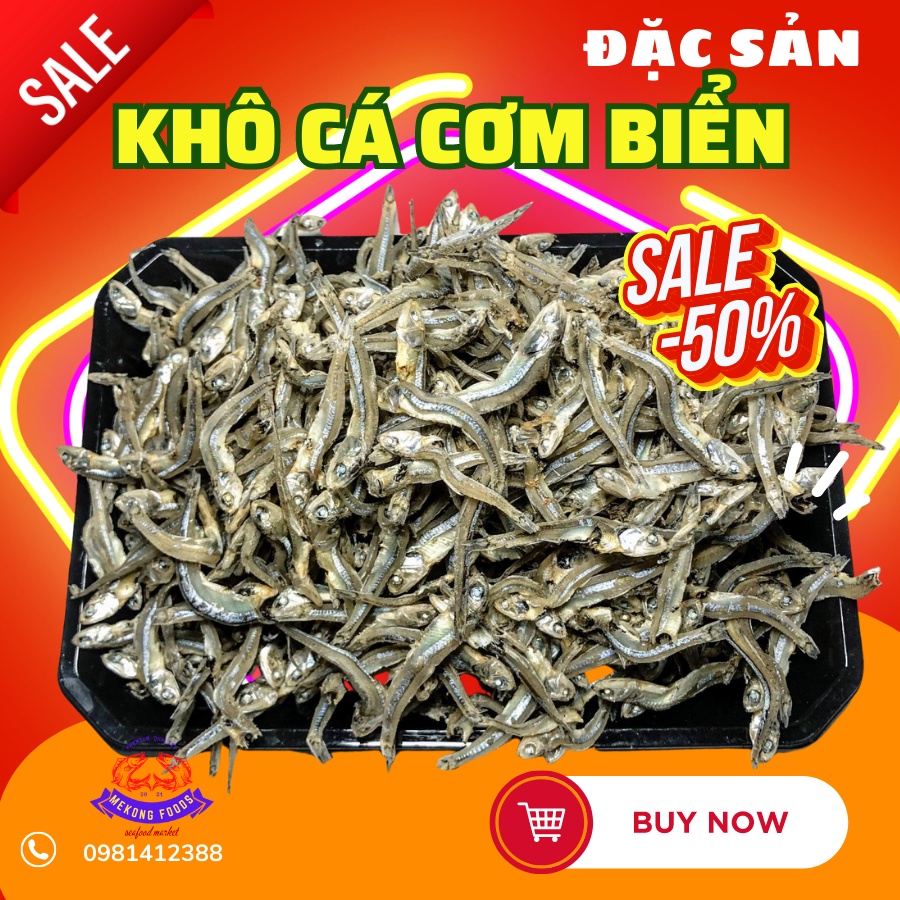Khô cá cơm 500GR, loại ngon chất lượng hảo hạn , sản phẩm Không chứa chất bảo quản, Không tẩm màu