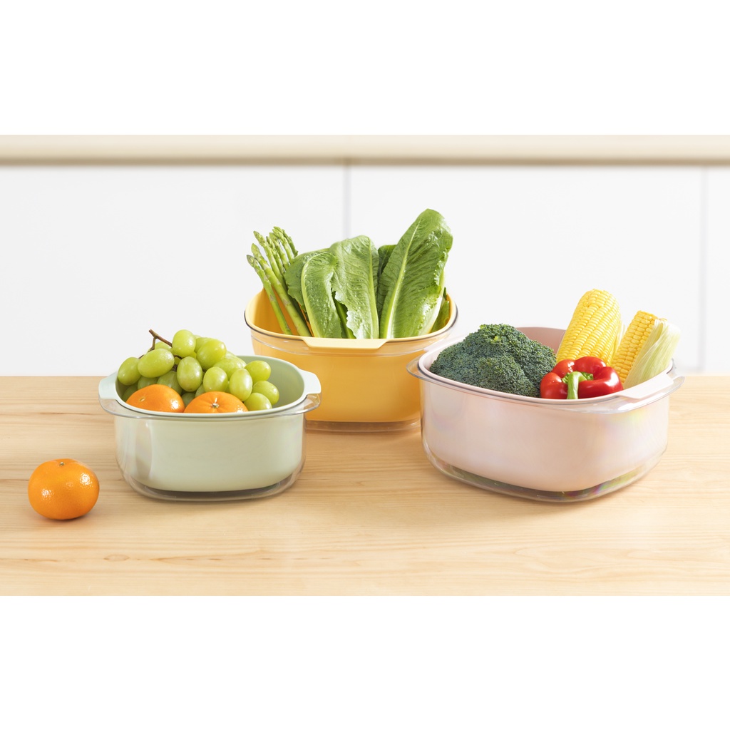 Bộ thau rổ vuông Yoko 23cm - 27cm - tuyệt đối an toàn cho sức khỏe của bé và người sử dụng.