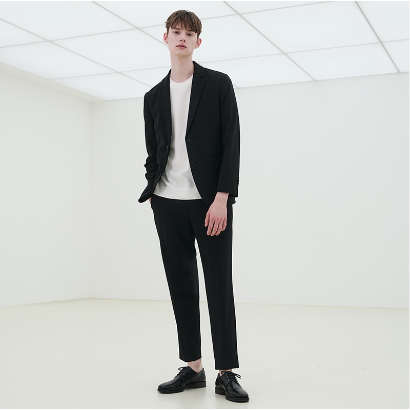 Quần âu nam MindBrigde 3104 Loose Tapered Banding Slacks