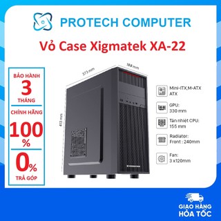 [ VỎ CASE ] máy tính XIGMATEK XA-22 (ATX)
