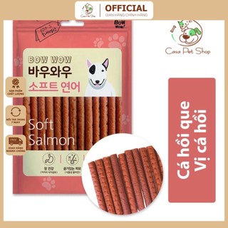 Cá hồi que cho chó Bow Wow vị cá hồi Hàn Quốc 150gr