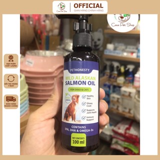  Dầu cá hồi Alaska cho chó mèo Pet Honesty chai chiết 100ml 