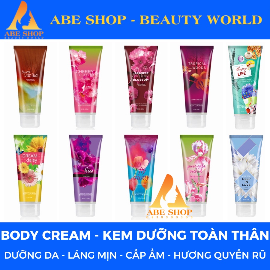 Kem Dưỡng Thể DEAR BODY 226Gram Hương Nước Hoa - Giải Pháp Làm Mềm Mịn - Căng Bóng Da Toàn Thân - Lưu Hương Tới 8h