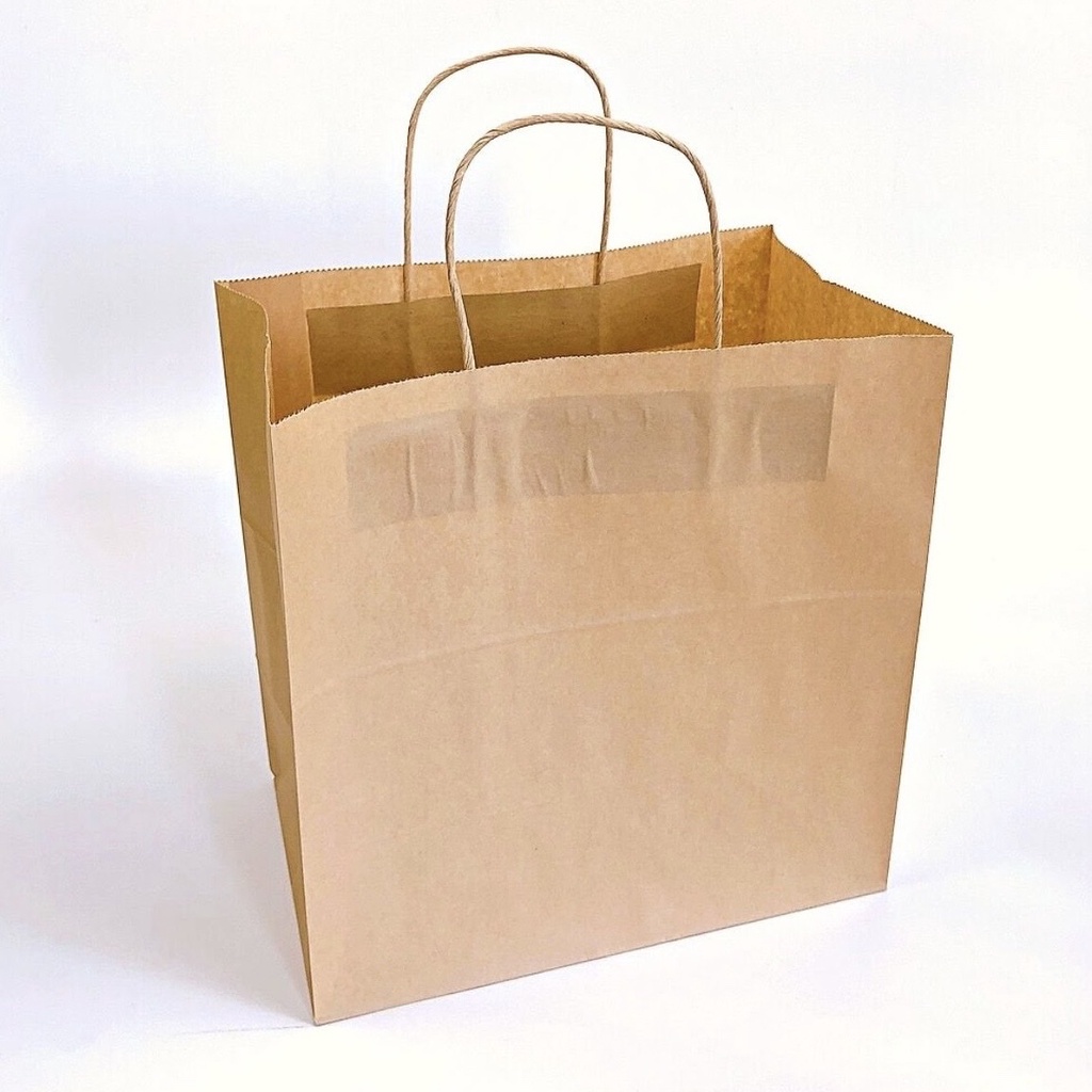 Combo 50 cái Túi giấy xi măng túi giấy kraft Nhật T12, 25*10*30 cm