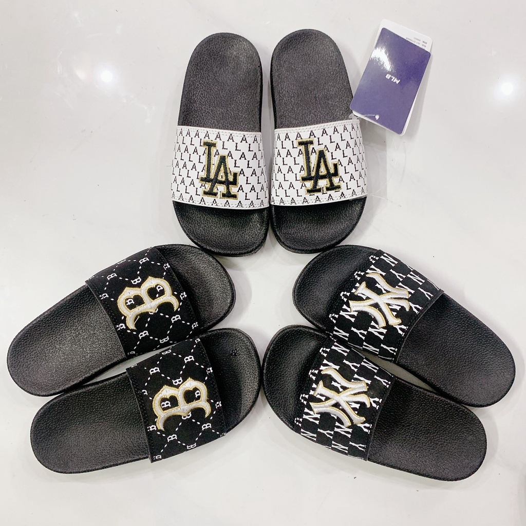 Dép cho bé -  Dép trẻ con - Dép chống trơn trượt - quai ngang NY, LA, B full sz 26 - 35