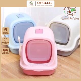 Nhà vệ sinh cho mèo có nắp 35x47x26cm