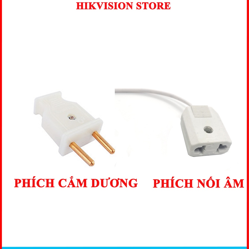 Phích âm liền dây - Phích dương cắm điện