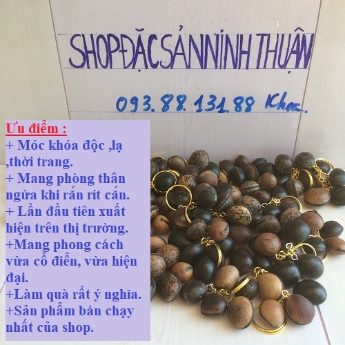 Móc Khóa Hạt Đậu Lào( MacCaiLai) _ Sản Phẩm Độc , Lạ ,Cá Tính, Thời trang vừa Phòng ngừa rắn độc , côn trùng cắn.