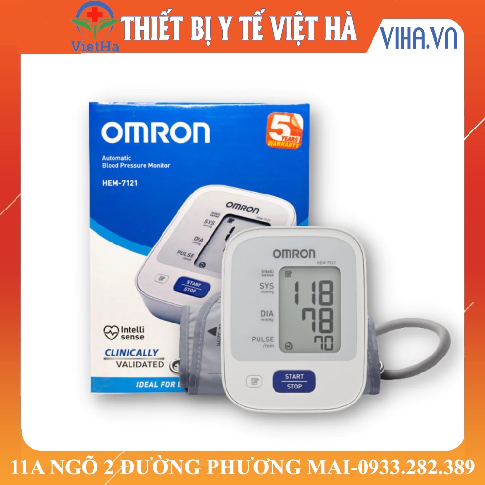 [MÁY ĐO HUYẾT ÁP NHẬT BẢN] OMRON 7121 (HEM-7121) HÀNG CHÍNH HÃNG LƯU 30 KẾT QUẢ ĐO