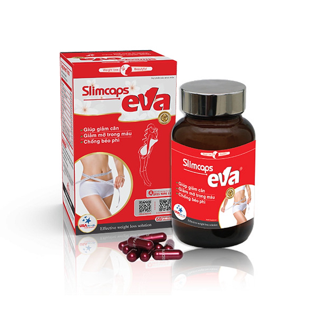 Giảm Cân Slimcaps Eva - Giữ gìn eo thon dáng đẹp