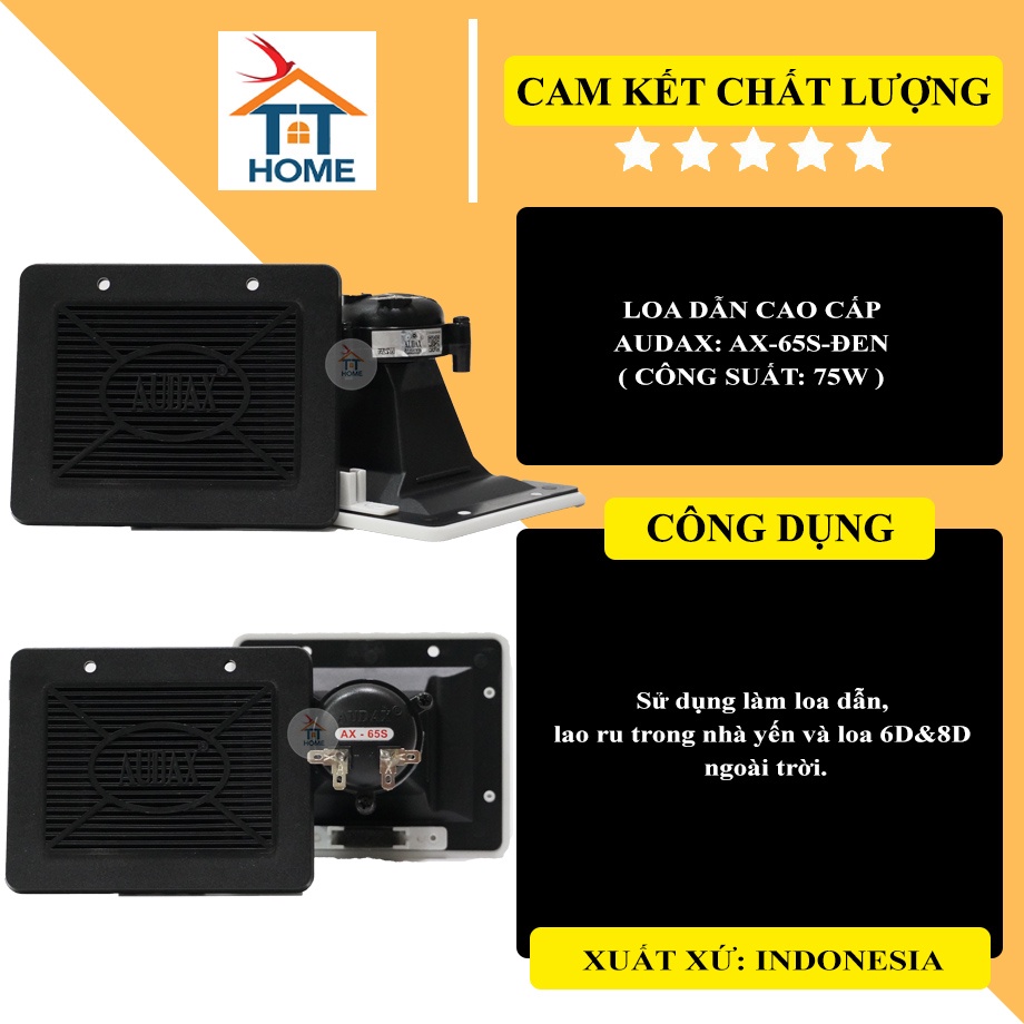 ⚡ LOA dẫn AUDAX CAO CẤP AX 65S ⚡ Loa cao cấp nhập khẩu chính hãng Indonesia