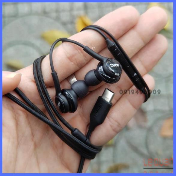 Tai nghe nhét tai AKG samsung S8 S9 S10 S20 S21 S22 Note 8 Note 9 Note 10 Note 20 jack type C - 3.5mm HNSHOP