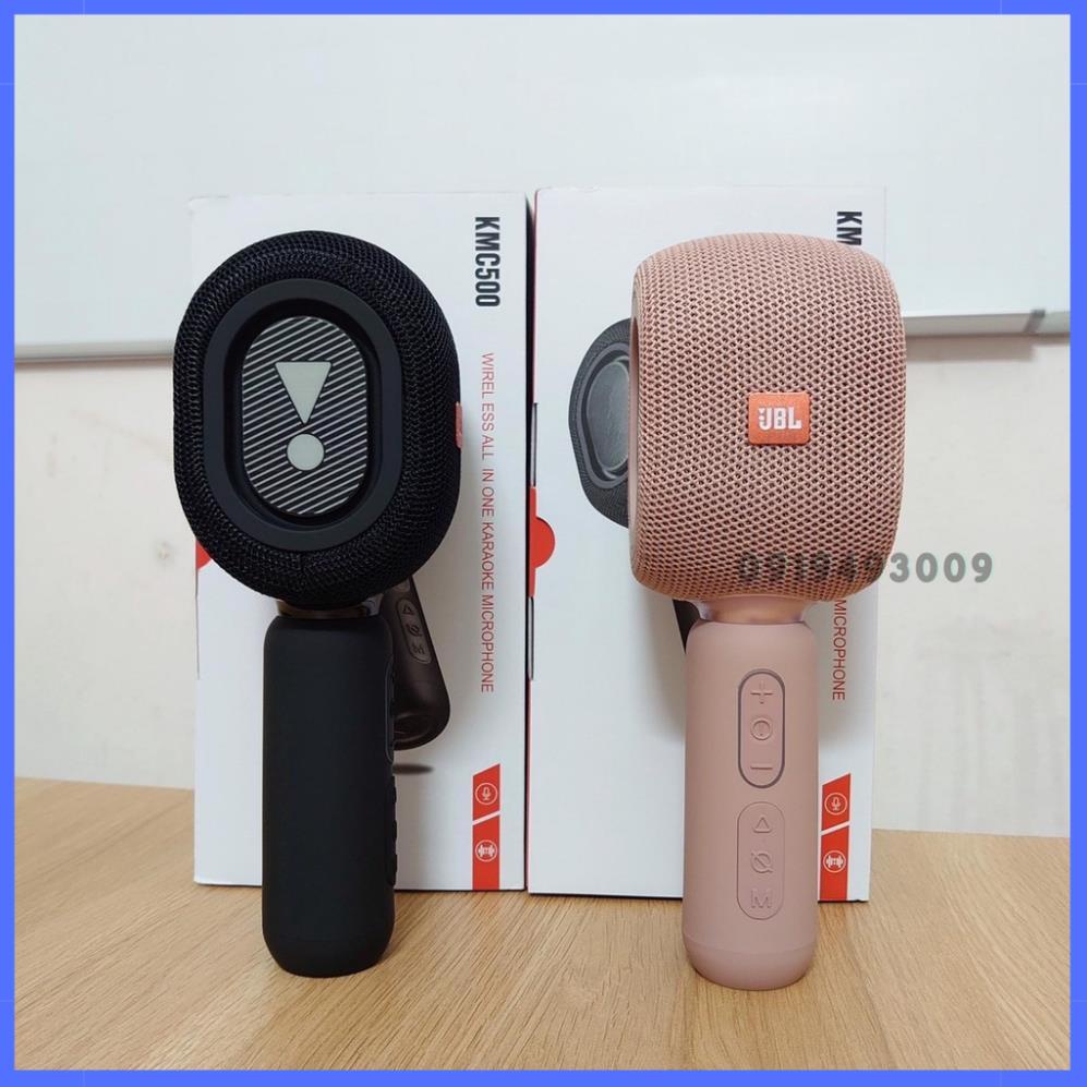 Micro Hát Karaoke Bluetooth Floveme KMC500 Phiên Bản Thần Tượng, Kèm Loa Cao Cấp, Chất Lượng Âm Thanh Trong Trẻo.