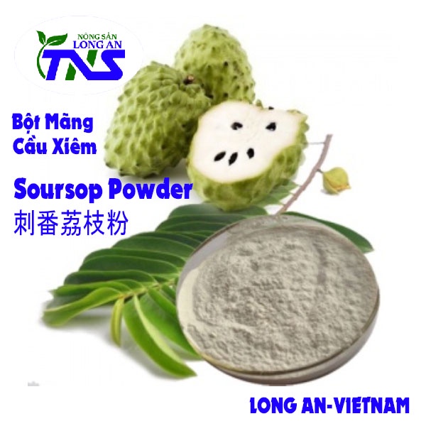 Bột quả mãng cầu xiêm hòa tan Công Thiên Phát Long An - 100g