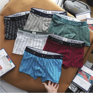 Quần Boxer L.C nam, Quần lót nam chất vải cotton tự nhiên, thoáng khí, co giãn tốt, có 6 màu - Takeplace