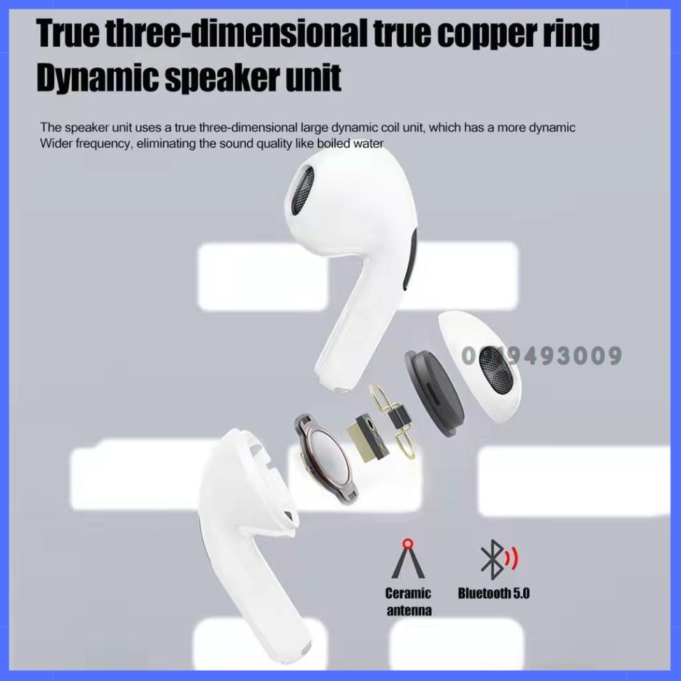 Tai Nghe Không Dây Bluetooth 5.0 Pro6 TWS Phong Cách Thể Thao Cho Điện Thoại HNSHOP