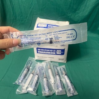 (chính hãng)Bơm tiêm Vinahankook 10cc/10ml(h/100c)