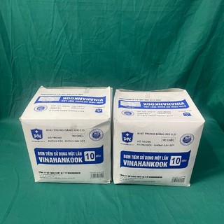 (chính hãng)Bơm tiêm Vinahankook 10cc/10ml(h/100c)