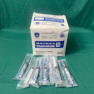 (chính hãng)Bơm tiêm Vinahankook 10cc/10ml(h/100c)