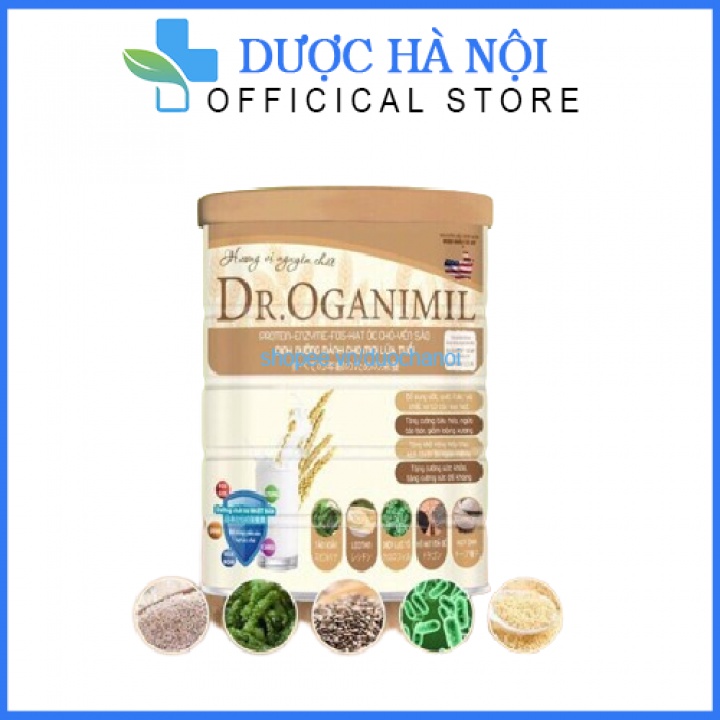 Sữa hạt DR.OGANIMIL làm từ các loại hạt dinh dưỡng cao Hộp 800g - BIO ORGANIC