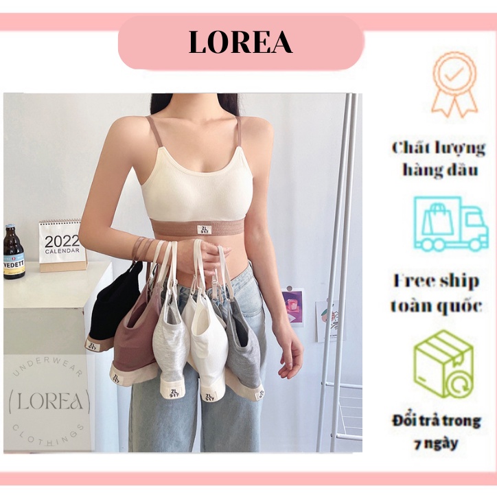 Bra thể thao kiểu dáng đơn giản mút ngực mỏng nhẹ màu sắc đơn giản phù hợp ngày hè