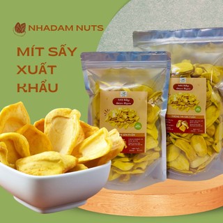 Mít sấy giòn xuất khẩu mít sấy giòn nguyên miếng đậm vị không đường túi 250g - túi 500g